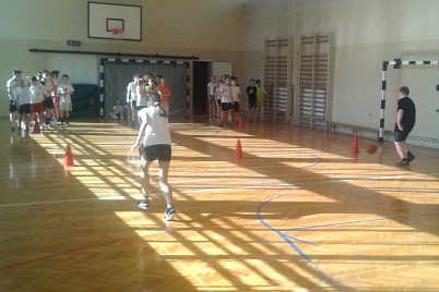 trening koszykówki