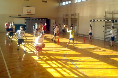 trening koszykówki